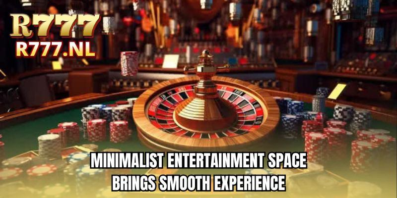 Minimalist entertainment space brings smooth experience